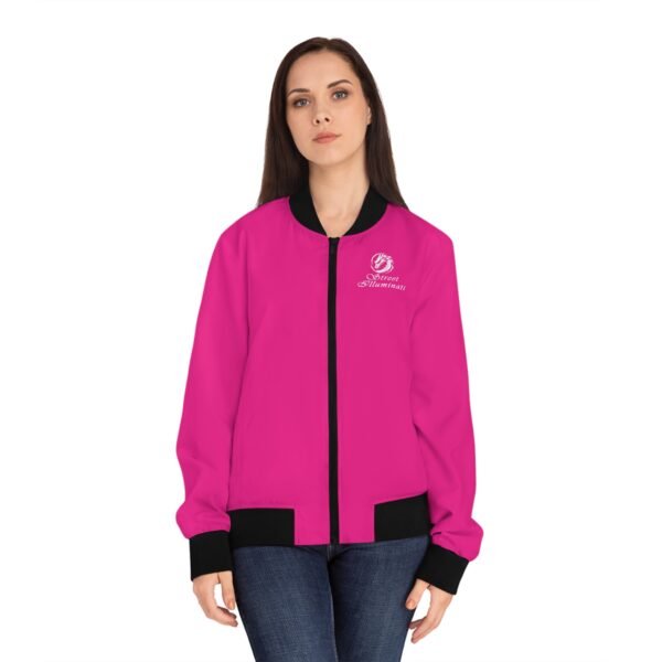 Women's Bomber Jacket (Hot Pink)