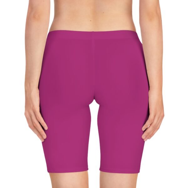 Pink Women's Bike Shorts - Image 4