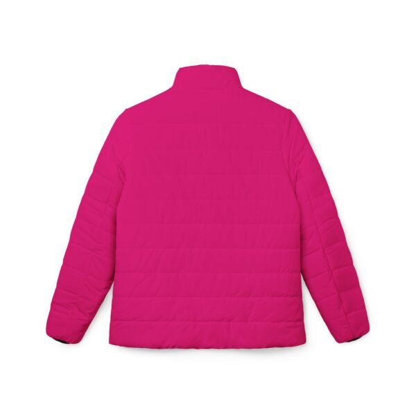 Women’s Puffer Jacket (Hot Pink) - Image 3