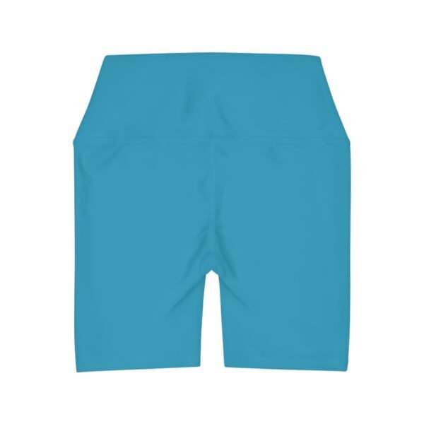 Women's High Waisted Shorts (Turquoise) - Image 3