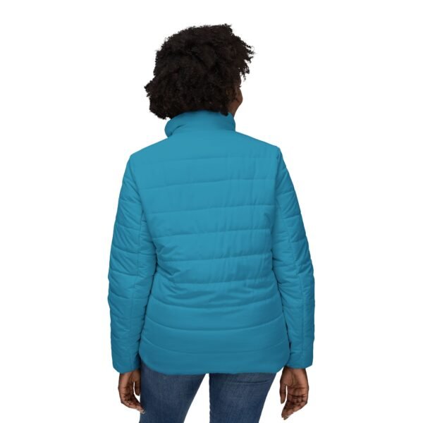 Women’s Puffer Jacket (Blue) - Image 4