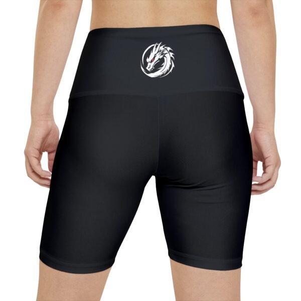 Women's Black Workout Shorts - Image 4