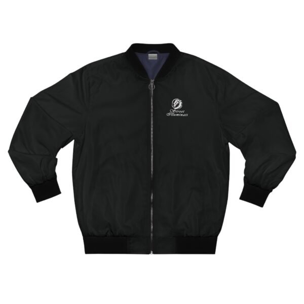 Men's Bomber Jacket (Black) - Image 2