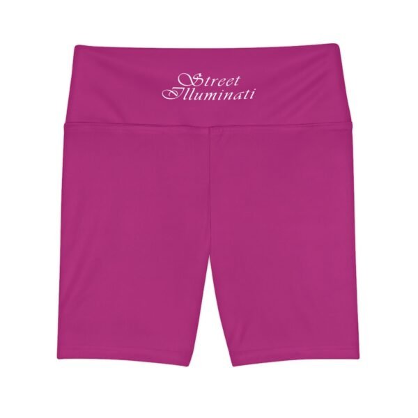 Women's Pink Workout Shorts - Image 2