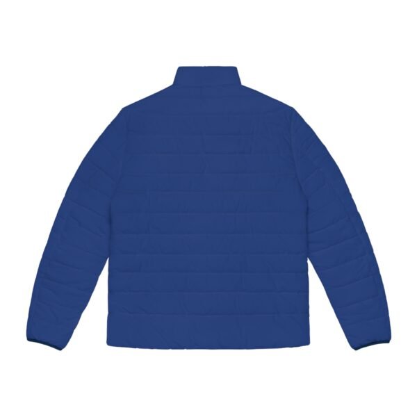 Men's Puffer Jacket (Blue) - Image 3