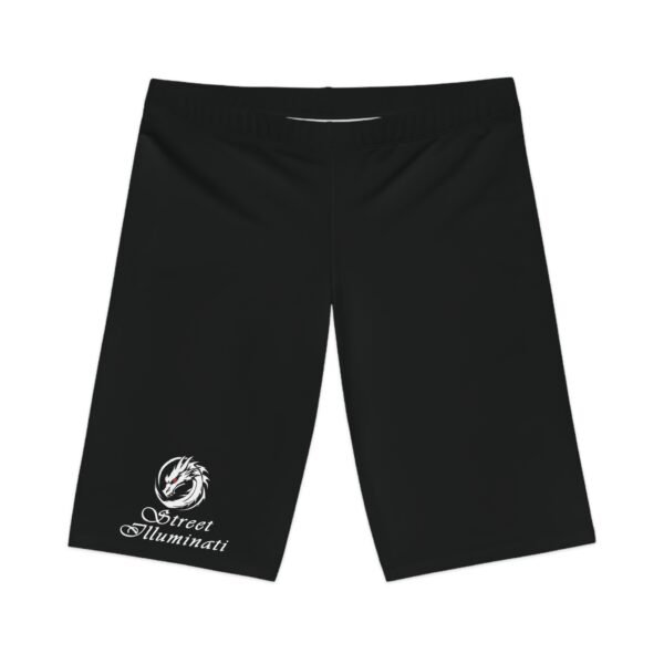 Women's Black Bike Shorts - Image 2