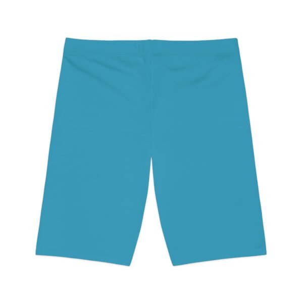 Turquoise Women's Bike Shorts - Image 3