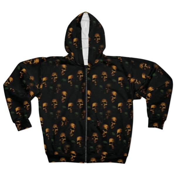 Men's Skull Zip Hoodie - Image 2