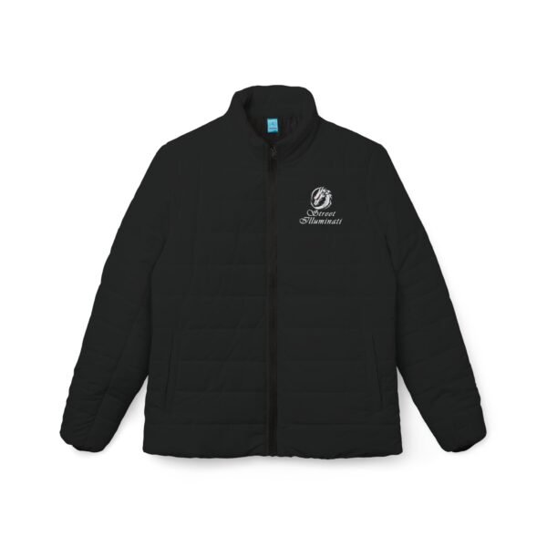 Women’s Puffer Jacket (Black) - Image 2