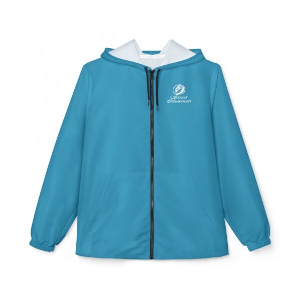 Women's Windbreaker Jacket (Turquoise) - Image 2