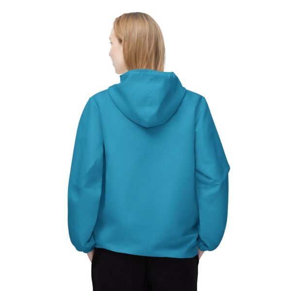 Women's Windbreaker Jacket (Turquoise) - Image 4