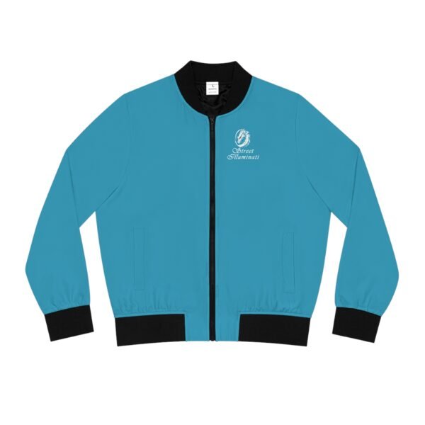 Women's Bomber Jacket (Turquoise) - Image 2