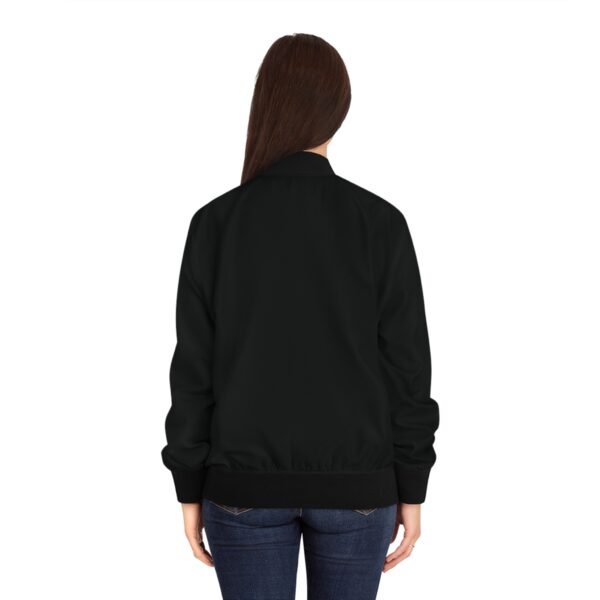 Women's Bomber Jacket (Black) - Image 4