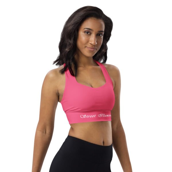 Women's Recycled Longline Sports Bra - Image 3