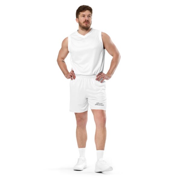 Men's L1 mesh shorts (White)