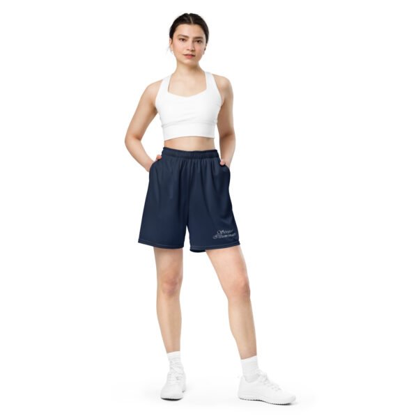 Women's L1 mesh shorts (Navy) - Image 2