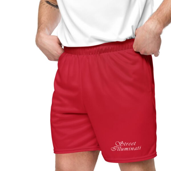 Men's L1 mesh shorts (Red) - Image 3