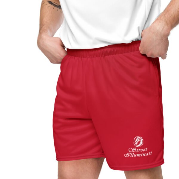 Men's L3 mesh shorts (Red) - Image 3