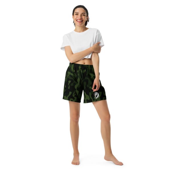 Classic Camo Athletic Long Shorts - Image 4