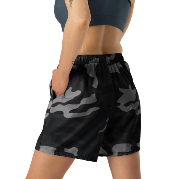 B/W Camo Athletic Long Shorts - Image 5