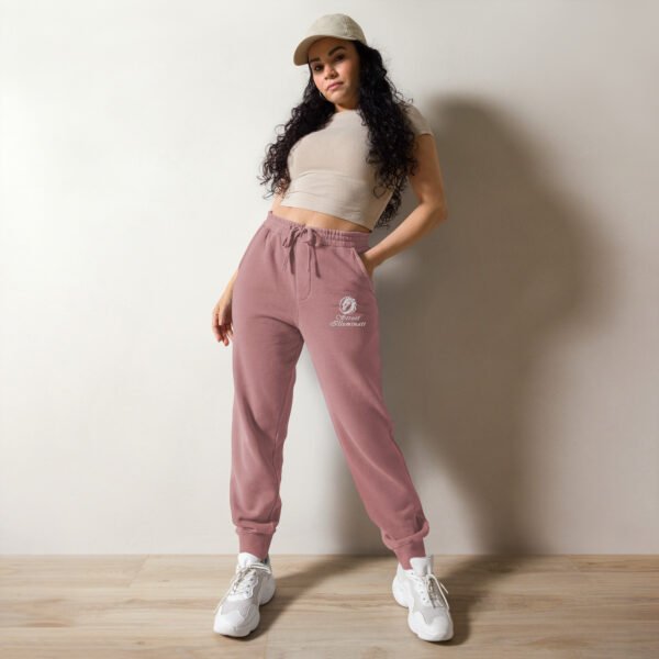 Women's pigment-dyed sweatpants - Image 10