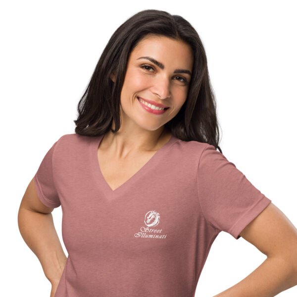 Women’s relaxed v-neck t-shirt - Image 10