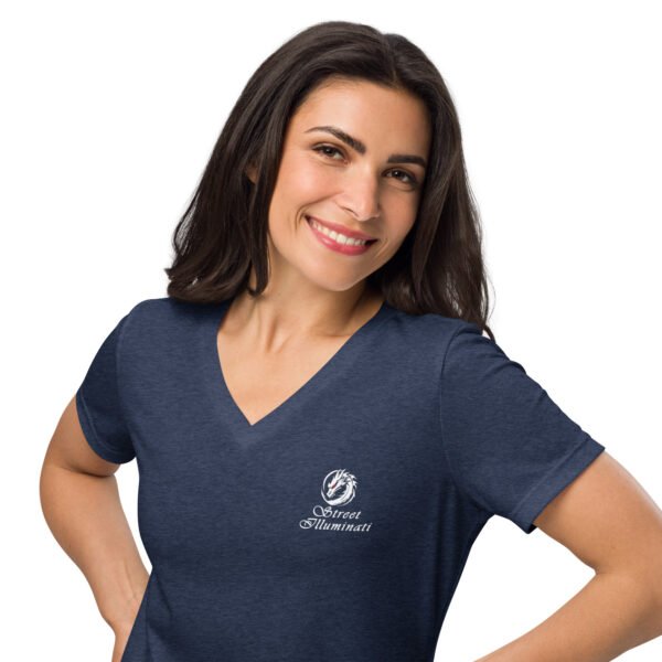 Women’s relaxed v-neck t-shirt - Image 4