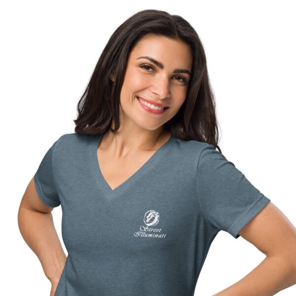 Women’s relaxed v-neck t-shirt - Image 8